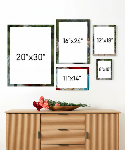 The Mix 5, ( 5 Doble Side Metal Prints Mixed Sizes )