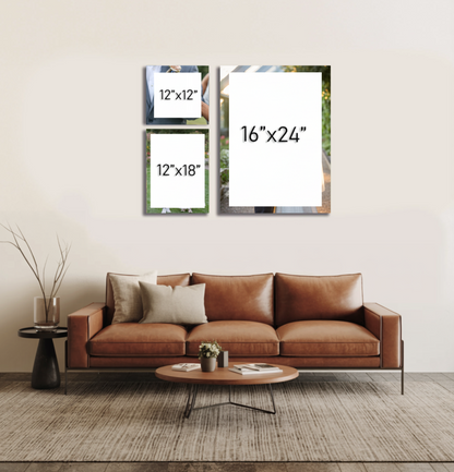 The Mix 3 – (3 Doble Side Metal Prints Mixed Sizes)