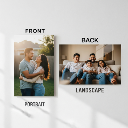 One Metal Print (Both Sides)